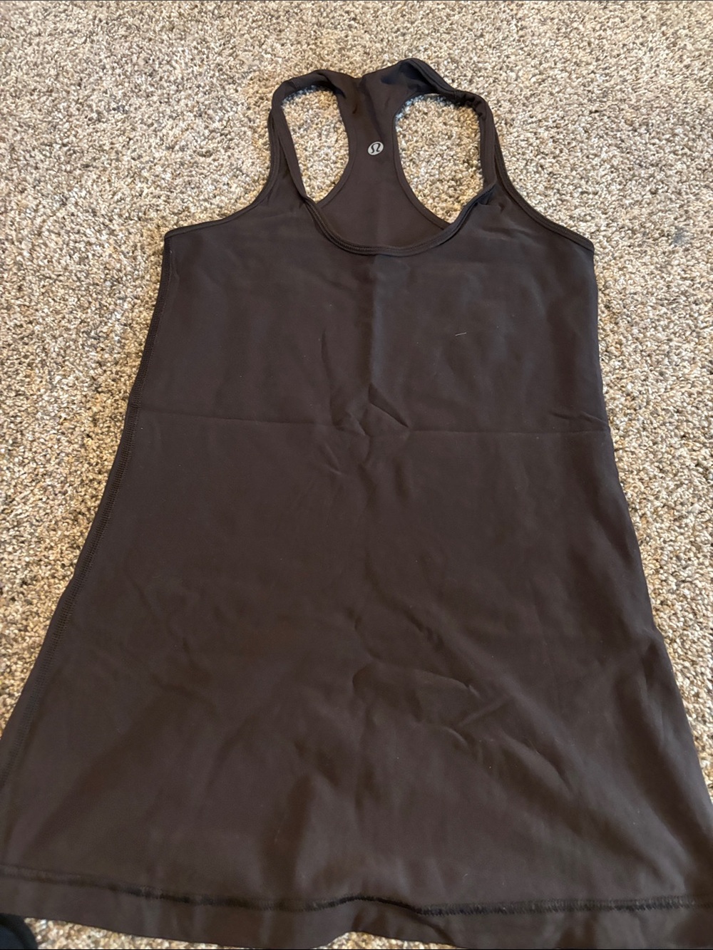 lululemon athletica Black Racerback Active Tank